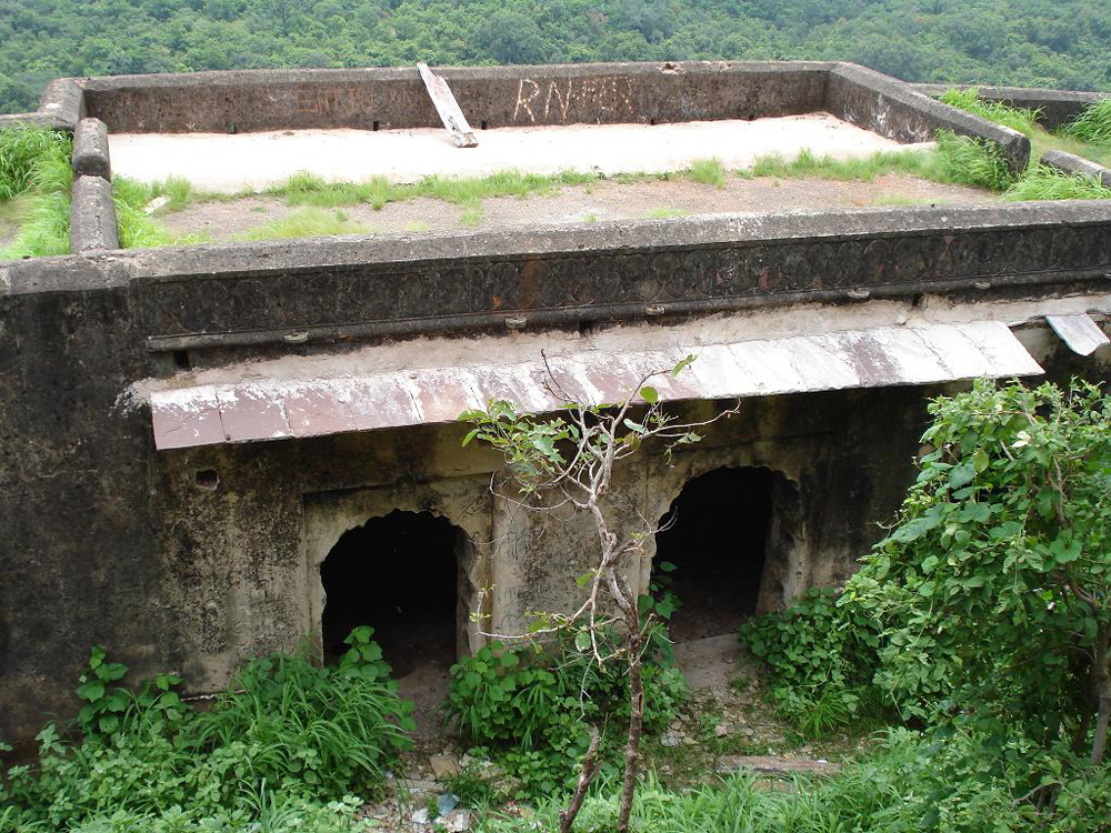Hinglaj Fort surrounded by deep forests